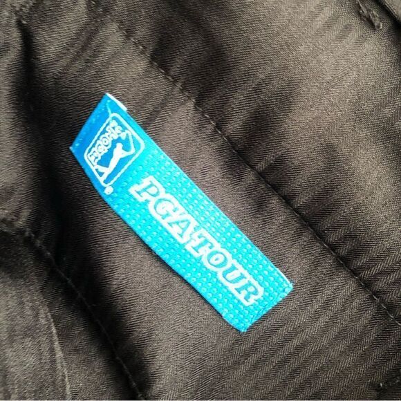 PGA tour mens black flat front shorts size 36 - Picture 7 of 7